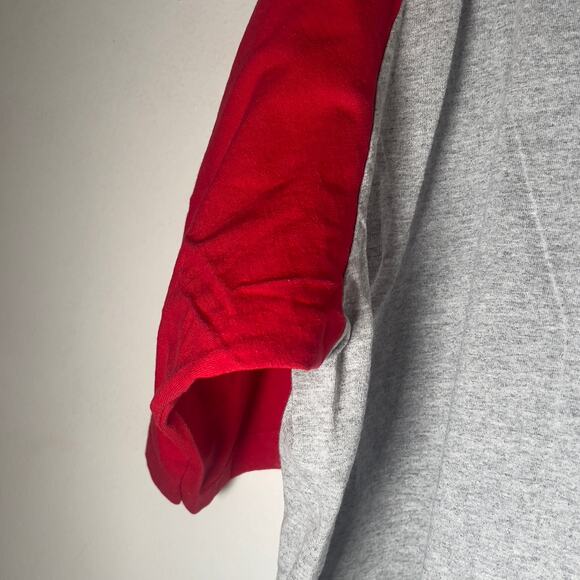 Nike Team Cincinnati Reds XXL Gray/Red Baseball Crew Pullover Sports T-Shirt - Picture 11 of 14